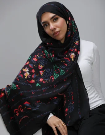 Printed modal scarf – soft and light for everyday wear